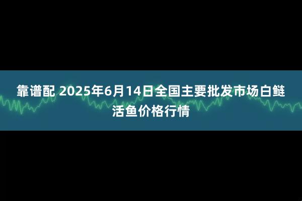 靠谱配 2025年6月14日全国主要批发市场白鲢活鱼价格行情