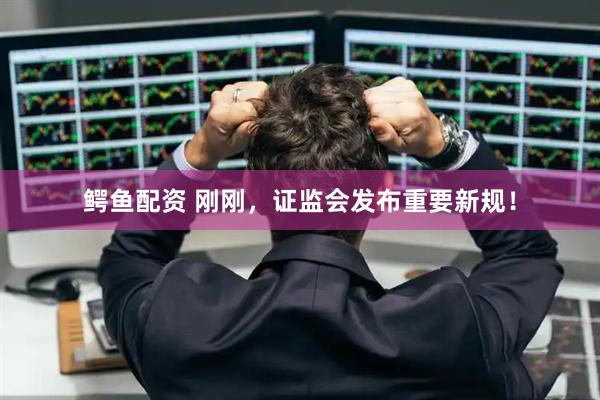 鳄鱼配资 刚刚，证监会发布重要新规！
