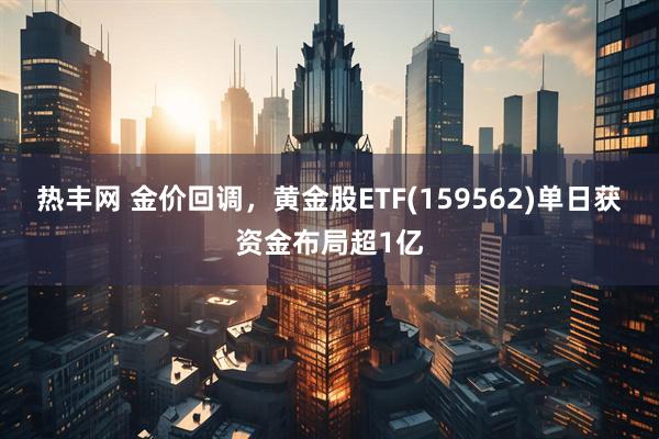 热丰网 金价回调,黄金股ETF(159562)单日获资金布局超1亿